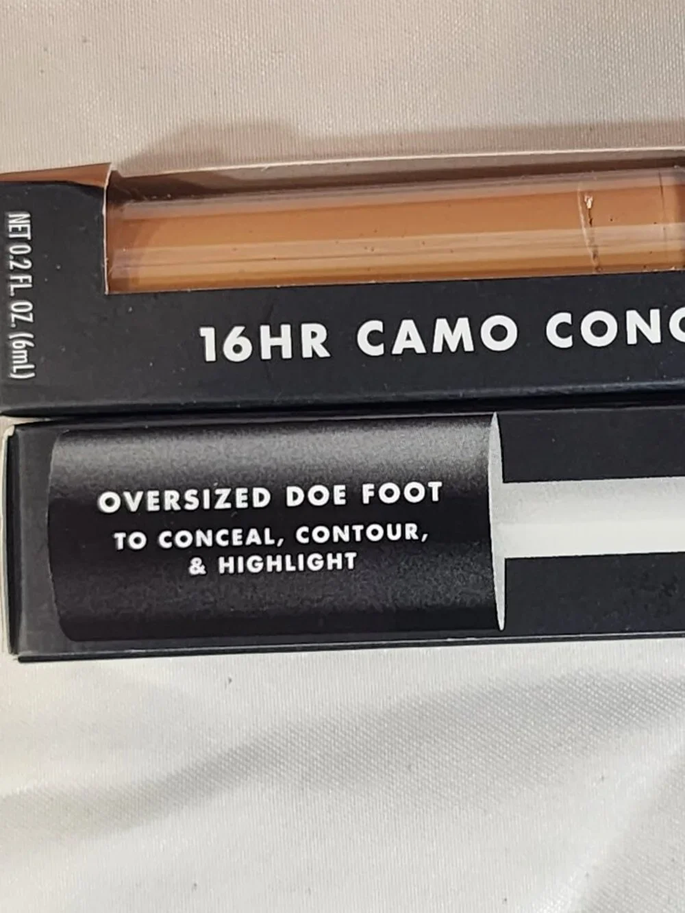 E.L.F. 16HR Camo Concealer .2fl oz. Full Coverage Matte Finish Deep Olive 2CT
